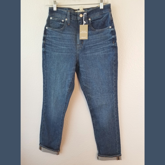 Madewell NWT HR Slim Boy Jeans Sz 25 - Picture 2 of 12